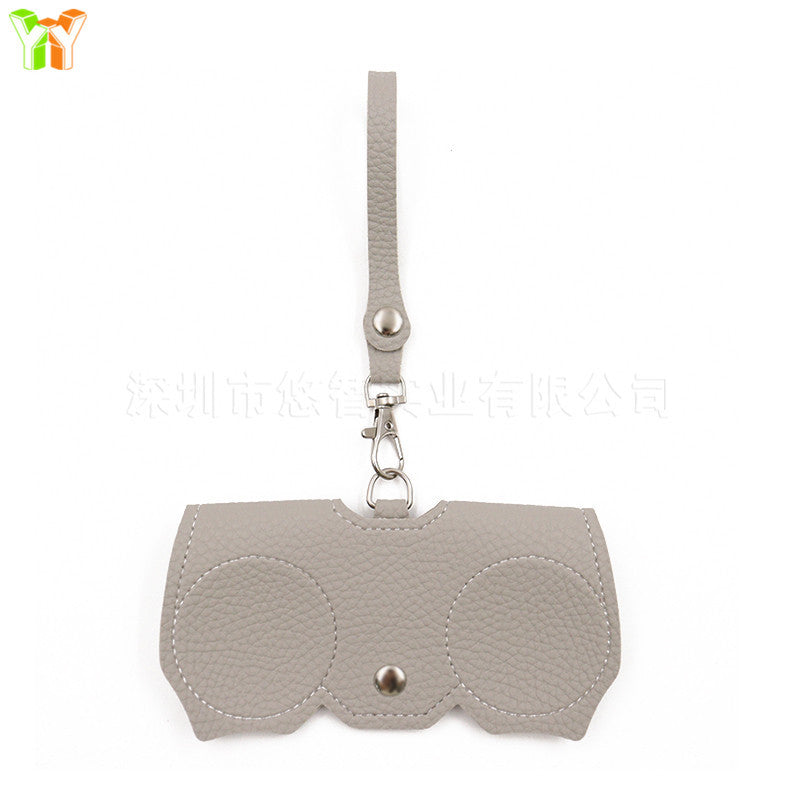 Wholesale Leather Retro Soft Bag Portable Glasses Storage Case